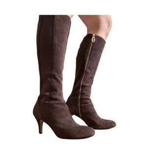 Taryn Rose Theresa tall suede leather boots size 7.5